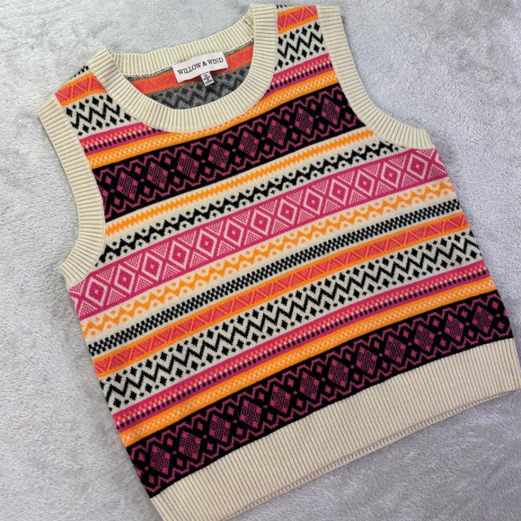 Willow & Wind Sweaters - 🍁Taylor & Wright Women's Multicolor Sweater Vest